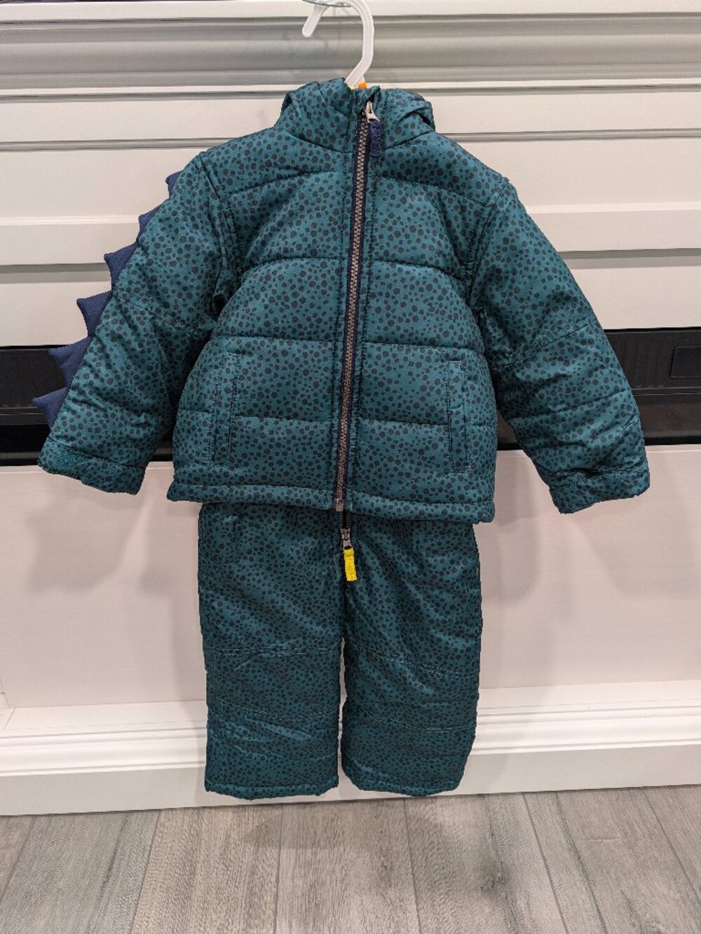 Carters Toddler 2-Piece Dinosaur Snowsuit Set - 2T